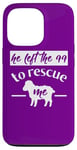 iPhone 13 Pro Christian Quote Left 99 Rescue Me Sheep Shepherd Bible Story Case