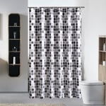 Csparkv - Rideau de douche 200 x 200 cm (l xh), anti-moisissure, antibactérien, hydrofuge, tissu polyester doux