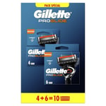 Lot de 10 lames de rasoirs GILLETTE PRO GLIDE / Rasage Homme NEUF