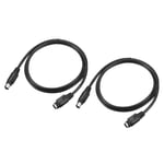 PS/2 Mouse and Keyboard Extension Cable 6P 3.28 Feet Male to Female 2Pcs