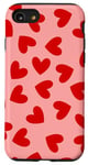 Coque pour iPhone SE (2020) / 7 / 8 maneater coeur amour valentines rouge rose mignon rétro girly y2k