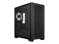 Cooler Master Elite 301 Lite - Mt - Micro Atx - Sidepanel Med Vindu (Herdet Glass) - Ingen Strømforsyning (Atx) - Svart - Usb/Lyd