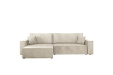 Hobson Sofa med Divan 3-seter - Beige sjeselong