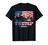 Donald Trump Fight Fist 2024 Survived Shot At Election Rally T-Shirt