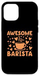 Coque pour iPhone 13 Pro Cafetière Awesome - Barista Awesome