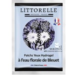 Littorelle – N°7 Patch Yeux Hydrogel à l’eau florale de Bleuet – Made in France – Hydrate, Apaise et et Illumine le regard – Anti-cernes – Anti-poches – Soin Yeux fatigués