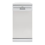 Willow 45cm Inox Slimline Dishwasher, Half Load, 10 Place Settings - WDW1045X