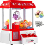 VISATOR Mini Claw Machine Arcade Game Candy Grabber Prize Dispenser Kids Parties