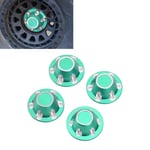 Wheel Hub Cover Aluminum Alloy Wheel Hubcaps For 1/6 RC Car LSO