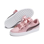 Puma Fille Basket Heart Shimmer Jr, Rose (Bridal Rose White 02), 36 EU