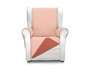 Martina Home Milano Couvre-Fauteuil 1 Place Rouge Brique/Corail