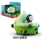 The Octonauts Pull Back Bilbåt Modell Havstulpaner Kwazii Peso Anime Action Figur Leksaker För Barn Baby Barn Födelsedagspresent