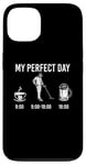 Coque pour iPhone 13 My Perfect Day Coffee Metal Detector Beer