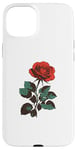 iPhone 15 Plus Cute Red Roses Flower Gardening Red Flower Valentines Day Case