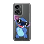 ERT GROUP mobile phone case for Oneplus NORD 2T 5G original and officially Licensed Disney pattern Stitch 007 optimally adapted to the shape of the mobile phone, partially transparent