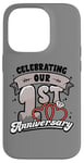 iPhone 14 Pro 1st Wedding Anniversary Celebrating 1 Year Matching Gift Case