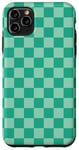 iPhone 11 Pro Max Mint Green, Checkerboard Pattern, Checkered Case