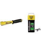 Stanley 6-Pht150 marteau Agrafeur Ht150C pour Agrafes de Type G - Utilisation Courante - Poids de Frappe optimal - Poignée Ergonomique & 1-TRA709T Agrafe 14 mm Type G Boîte 1000 pièces