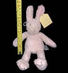 Jelly Kitten “Junior Jingle Jack Bunny”Pink Jellycat Rabbit Rattle Baby Soft Toy