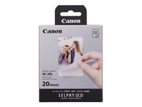 Canon Selphy Color Ink/Label Xc-20L Photo Stickers And 1 Ink Cartridge