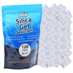 ANSIO 2 gram Silica Gel Desiccant Sachets Moisture Absorbers - Pack of 120