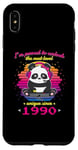 Coque pour iPhone XS Max Né en 1990 Anniversaire Fun Panda Gaming Unlock The Next Level