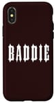 Coque pour iPhone X/XS Style rock 'n' Roll BADDIE