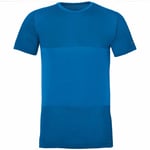 Asics FuzeX Mens Blue Seamless T-Shirt - Size Small