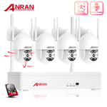 3MP Wireless CCTV Security Camera System Wifi IP Outdoor Audio Home 8CH NVR 1TB