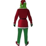 Joulu Grinch Adults Cosplay -asujuhlat Joulupukki Grinch -asu