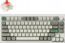 Keychron Q1 Max Qmk/Via Wireless Custom Mechanical Keyboard Fully Assembled Knob / Shell White / Gateron Jupiter Red