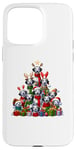 Coque pour iPhone 15 Pro Max Christmas Tree Dalmatian Dalmatians Dal Dally Dog