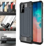 For Samsung Galaxy A51 Sm-a515f Shockproof Tough Armour Black Phone Case Cover