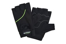 Schildkröt Fitness Gants de Fitness Classic, 2 Tailles (S/M et L/XL), Noir/Vert, 960152