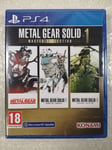 METAL GEAR SOLID : MASTER COLLECTION VOL.1 PS4 FR NEW (GAME IN ENGLISH/FR/DE/ES/