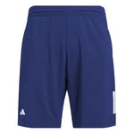 adidas Male Club Tennis Climacool 3-Stripes Shorts S 9 inch Dark Blue