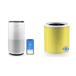 LEVOIT Air Purifiers for Large Home Bedroom 83m², CADR 400m³/h, Alexa Enabled & 400S Replacement Kitchen Odours, Highly Efficient Activated Carbon Pre, H13 HEPA Filter