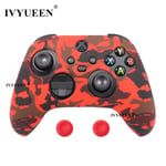 XBox Series S X Controller Water Transfer Printing Suojaava silikonikotelo peukalokahvalla