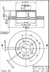 Bromsskiva Brembo - Volvo - 240, 740, 760, 780