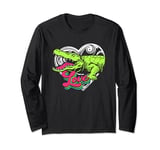 Heart Love Croc Hunter Crocodile Hunting Long Sleeve T-Shirt