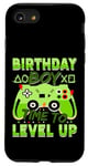 Coque pour iPhone SE (2020) / 7 / 8 Jeu vidéo Level Up Birthday Boy