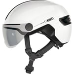 Abus Hud-Y Ace - Casque vélo urbain Shiny White S (51 - 55 cm)