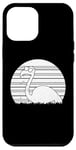 Coque pour iPhone 12 Pro Max Flamant rose rétro pour amoureux des flamants roses