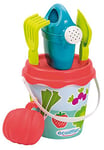 Jouets Ecoiffier - 4282 - Seau garni décor Potager 17 cm - Jeu de plage pour enfants - Dès 18 mois - Fabriqué en France