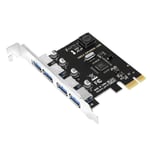 Ssu 4 Port USB 3.0 Pci-e Expansion Card Pci Express Pcie USB 3.0 Hub Adapter 4-portars Usb3.0 Controll