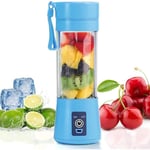 Le Dernier Mini Blender des Smoothies Portable Presse-agrumes de Fruits électrique Mixeur de Jus USB, Rechargeable -bleu