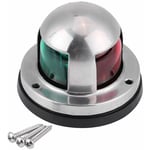 Jeffergarden Feu de navigation, lumière d'ampoule de navigation, bateau marin 12V / 24V en acier inoxydable rouge et vert LED accessoire de yacht de