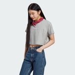 adidas Lounge Terry Loop Crop Top Women