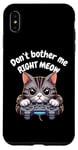 Coque pour iPhone XS Max chat gamer manette video gamer jeu jouer drôle miau