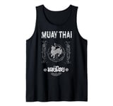 Sawadee thai traditional sak yant thai twin tiger muay thai Tank Top